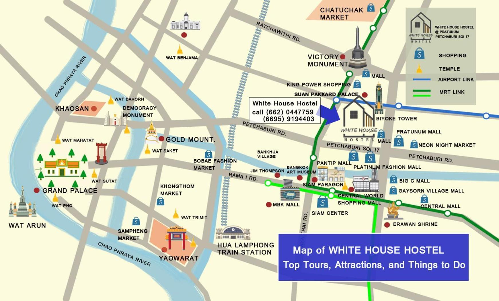 White House Hostel Μπανγκόκ Εξωτερικό φωτογραφία